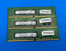 Lot of 3 - 8GB 1Rx8 DDR-4 2400T MHz ECC Reg Hynix HMA81GR7MFR8N-UH Tested picture