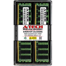 64GB 2x 32GB PC4-2133 LRDIMM HP ProLiant DL380 G9 XL190r G10 Memory RAM picture