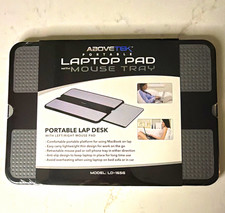 AboveTEK LD-165G Laptop Lap Desk 15.7in Anti-Slip w/ Retractable Mouse Tray picture