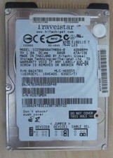 IC25N040ATMR04-0, PN 0A24703, MLC H69555, Hitachi -- 60GB IDE 2.5 Hard Drive picture