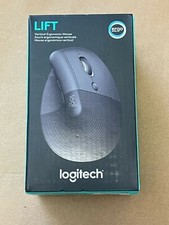 NEW LOGITECH LIFT VERTICAL ERGONOMIC MOUSE COLOR GRAPHITE 910-006466 FAST SHIPPN picture