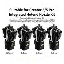 Hotend Kit Hardened Steel Nozzle 0.25-0.8mm+Brush For Flashforge Creator 5/5 Pro picture