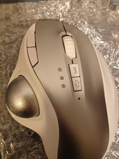 Bluetooth Trackball Mouse White & Silver MT50 Jelly Comb Complete Cord Receiver picture