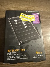 WD_BLACK P10 4TB Game Drive External Portable HDD USB 3.2 PS5 Xbox PC Mac picture