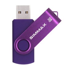 SIMMAX 32GB Memory Stick USB 2.0 Flash Drives Swivel Thumb Drive Pen Drive (3... picture