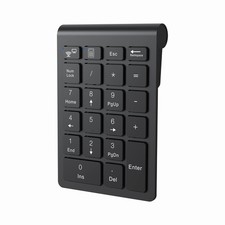 cimetech BT Number Pad, 22 Keys Wireless Numeric Keypad Numpad BT-Black picture