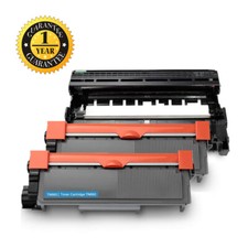 1 x DR630 Drum + 2 x TN660 Toner For Brother HL-L2320D HL-L2340DW MFC-L2720DW picture
