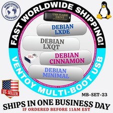 MULTIBOOT 4 LINUX OS IN ONE USB  | SEE OPERATING SYSTEM LIST 🔻 | FAST SHIP picture