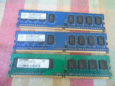 2Nanya&1Elpida 3GB (3 x 1GB 1Rx8) PC2-5300U DDR2 Desktop Memory picture