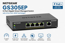 NETGEAR GS305EP 5-Port Gigabit Mountable Ethernet PoE+ Smart Managed Switch New picture