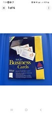 Avery 8371 Business Cards | Matte White | 250 cards | 2'' x 3 1/2'' | NOS picture
