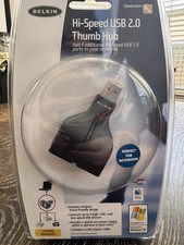 Belkin  USB 20 4-Port Thumb (F5U218VMOB) 4-Ports External Hub - New In Box picture