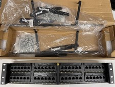New Ortronics OR-PHA6AU48 Clarity Cat6a Angled Patch Panel 48 Port picture