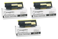 3 GENUINE Sealed Bag Pitney Bowes Imagistics 817-5 Toner Cartridges NO BX 