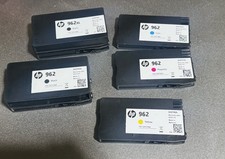 Lot 5 HP 962XL/962 Genuine Original Ink Cartridges CMYK & Extra Black Exp 2027 picture