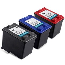 3pk Printronic For HP 56 57 58 C6656AN C6657AN C6658AN picture