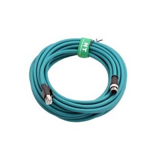 M12 4 Pin D-Code RJ45 Ethernet Power Data Cable Waterproof Shielded High Flex... picture