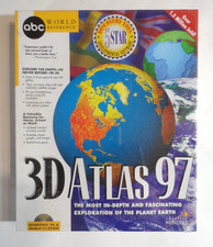 NEW SEALED - 3D Atlas 97 Vintage Software (PC CD-ROM) picture
