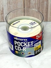 Memorex Pocket CD-R 33 PACK DISCS 24 MIN 24X MULTI SPEED - New Open Box picture