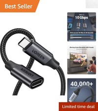 High-Speed USB-C Extension Cable 3.3Ft, 100W Fast Charge & Wide Compatibility picture