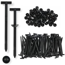 UYYE 200 Pcs Nylon Universal Cable Tie Buckles - Heavy Duty Snap-Fit Fastening  picture
