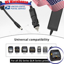 Car Charger for Zebra ZQ610 ZQ610 Plus QLN220 QLN320 QLN420 DC Vehicle Adapter picture