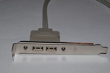 New ASUS,MSI, EVGA, Asrok Universal 2 Port USB 2.0 board rear panel  Bracket  picture