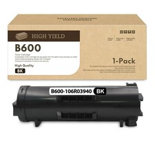 B600 106R03940 Compatible Toner 1PK BK High Quality for B600 B605 B610 B615 1-PK picture