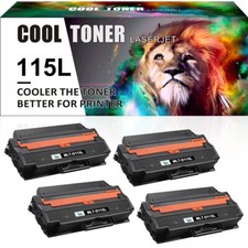 4 Pack MLT-D115L Toner Compatible For Samsung 115L Xpress M2620D M2620ND M2870fw picture