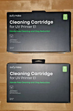 EufyMake E1 UV Ink Bundle White W + Glossy G + Cleaning Cartridge NEW SEALED picture