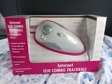 Vintage Internet USB Combo Trackball New picture