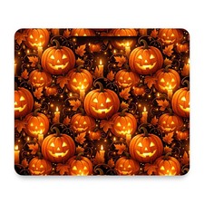 Halloween Pumpkins Mouse Pad 9.25x7.75 Non-Slip Desk Mat picture