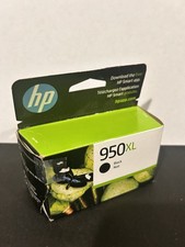 HP 950XL Black Ink Cartridge Genuine OEM Open Box Exp 2026 Damaged Packaging picture