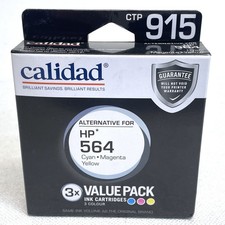 Calidad 915 Printer Ink Cartridges for HP 564 - TriColour Value Pack - NEW picture