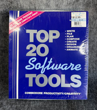 Commodore 64/128  Master's Edition Top 20 Software Tools * VTG 1990 New & Sealed picture