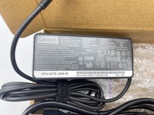 100X Genuine 65W OEM USB-C Charger For Lenovo Thinkpad T480s T580 ADLX45YCC2A US picture