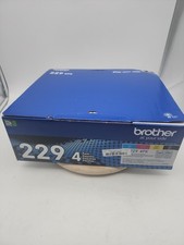 Brother TN229 4-Pack Genuine OEM CMYK Toner Cartridges Open Box picture