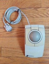 Vintage Microspeed PC-TRAC 9242 Trackball Mouse - 9 Pin - Works Fast Shipping picture