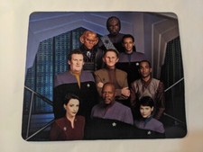 STAR TREK Deep Space Nine DS9 Crew defiant COMPUTER MOUSE PAD 9 X 7 inch USA picture