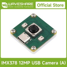 Waveshare IMX378 12MP USB Camera (A), Supports 30 FPS Output Distortion-Free picture