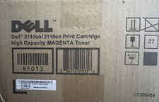 Genuine OEM Dell 3110cn 3115cn Toner Cartridge High Capacity MAGENTA RF013 picture
