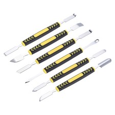 6pcs Metal Spudger Set Mini Crowbar Flat Head Stainless Steel Pry Bar Tools picture
