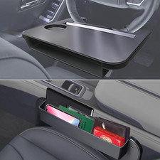 Bandeja para volante - Organizador 2 en 1 para rellenar el hueco del asiento del picture