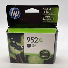 HP 952XL F6U19AN Black Ink Cartridge NEW GENUINE Officejet 8710 8210 exp2026 picture