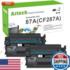 CF287A 87A Toner Cartridge Black for HP 87X CF287X M506 M501 2 Pack picture