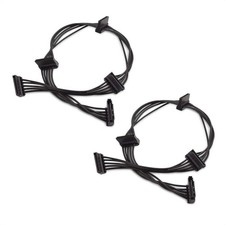 Cable Matters 2-Pack 15 Pin SATA to 4 SATA Power Splitter Cable - 18 Inches picture