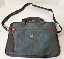 Swiss Gear The Structure 14” Business Gear Laptop Shoulder Bag Dark Gray picture