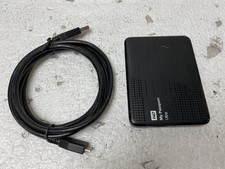 WD 1TB My Passport USB  WDBZFP0010BBK-04 Hard Drive Tested w/ USB Cable picture