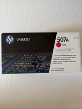 HP 507A CE403A Magenta Toner Cartridge Genuine OEM New Sealed Retail Box picture