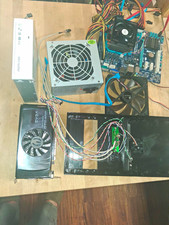 PC Parts Lot EVGA GTS 450 GPU,Blu-ray, 450 W PSU,Gigabyte Mobo,all tested well picture